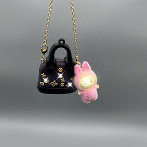 Mini Designer-Style Bag Compatible with Labubu Plush – Collector Accessories